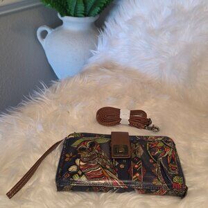 Sakroots Artist Circle Smartphone Cross-Body Wallet Jamaica
